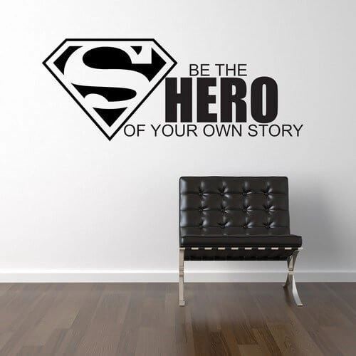 Be the hero - Wallstickers - wallstickers