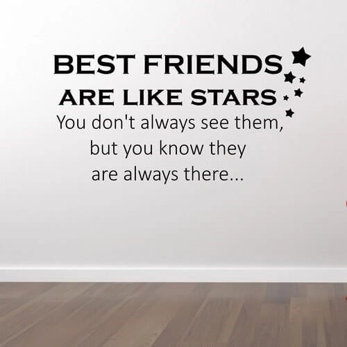 Best friends - wallstickers