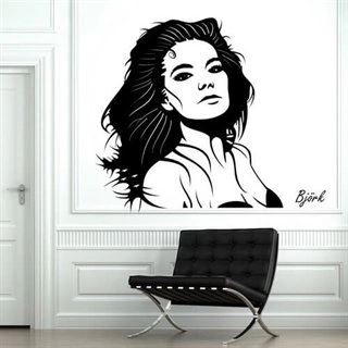 Björk - wallstickers