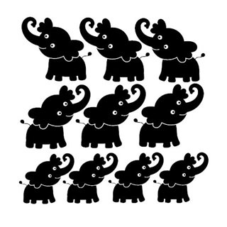 10 stk. elefanter til hjemmet