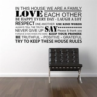 Wallsticker – We are a family