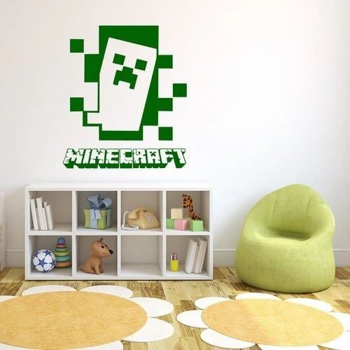 Wallsticker fra Minecraft-spillet