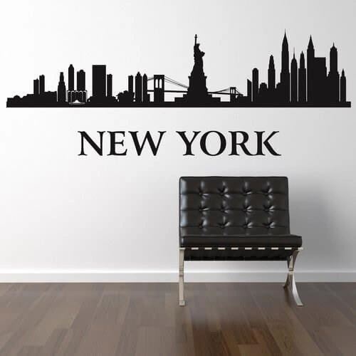En stor og vakker Wallstickers New York.