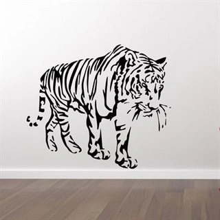 Kæmpe Tiger - wallstickers