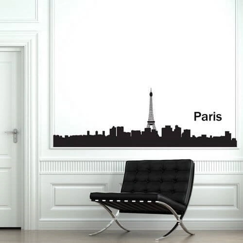 Wallstickers med et stort, flott bilde av PARIS!