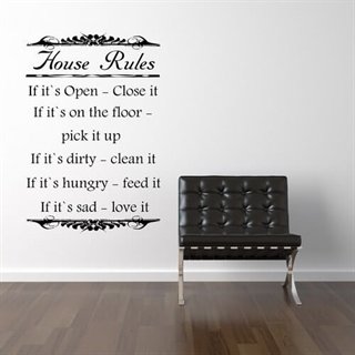 Wallstickers - House Rules 
