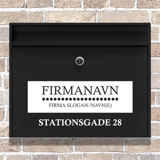 Navne stickers FIRMANAVN 3