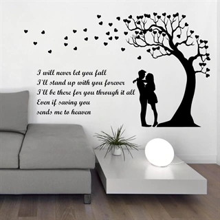  I'll never let you fall - wallstickers