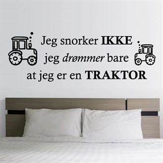 Jeg snorker ikke - veggklistremerker