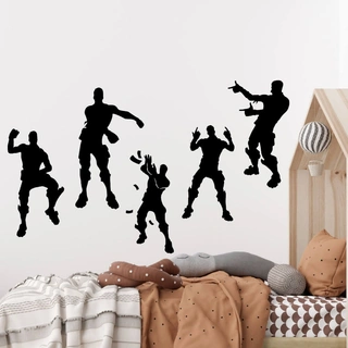 5 Fortnite flytter figur Wallsticker