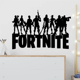 Fortnite med alle karakterer veggklistremerke