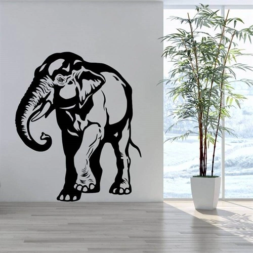 Wallstickers -  Asiatiske elefant