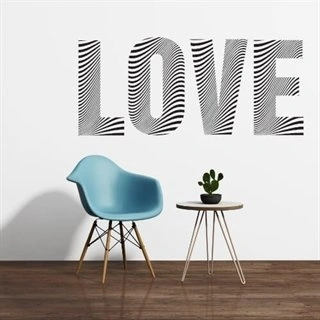 Sebra Love  - wallstickers