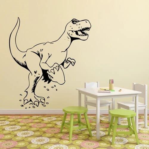 wallsticker med t rex