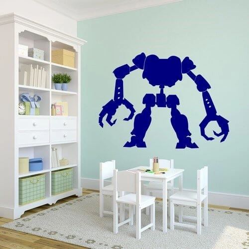 hodeløs robot - kjøp wallsticker her