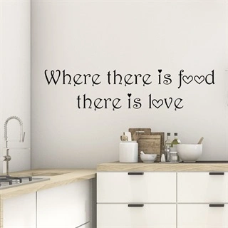 Where there is food - wallstickers
