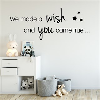 Wallstickers - We made a wish 