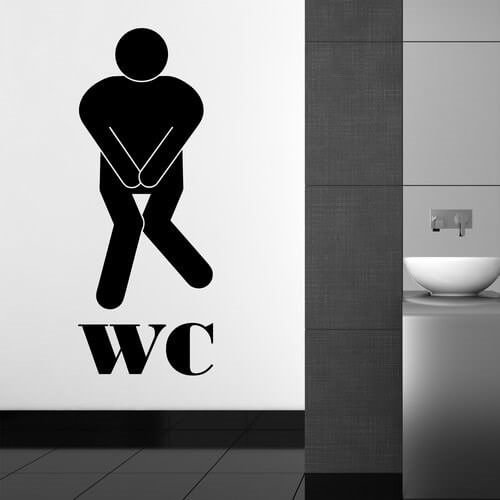 WC-stickers – En morsom fyr til dodøren